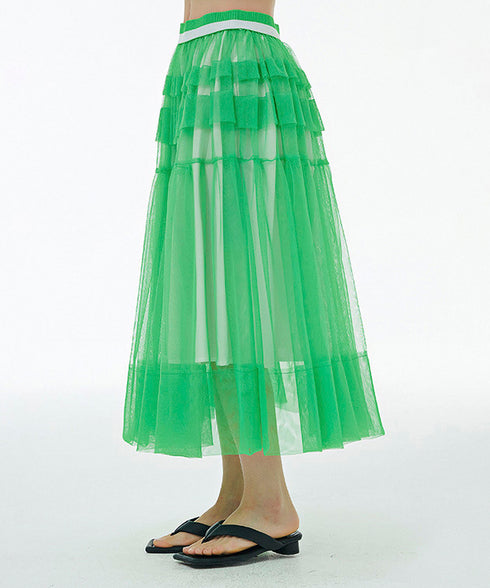 See-through Mesh Skirt